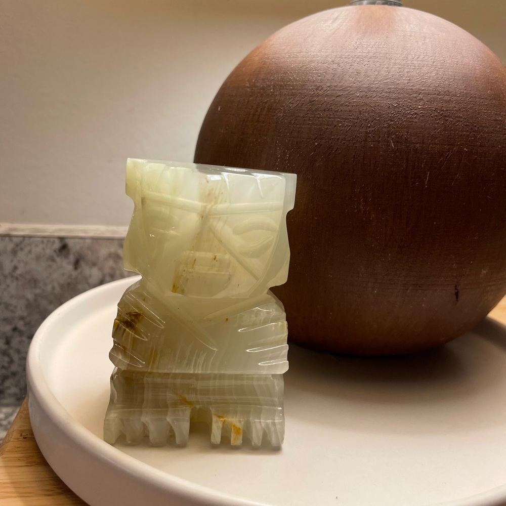 Vintage Carved Stone Figurine